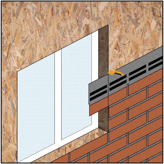 Подрезка фасадной плитки при подходе к углам оконных
                        проёмов klinker