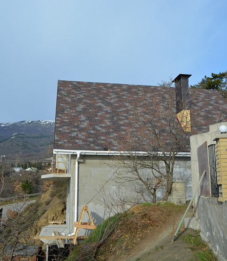 Битумная черепица, Серия Premium, Коллекция Саппоро, Цвет Слива - 1